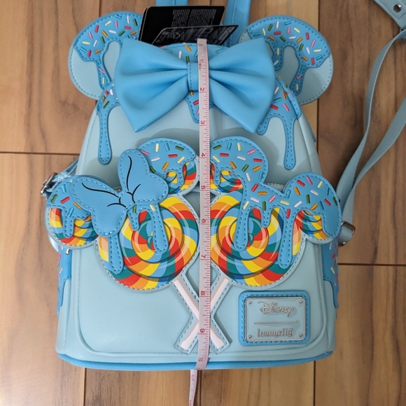 NWT! Loungefly Disney Minnie Mouse Lollipop And Sprinkles Mini Backpack - Picture 12 of 15